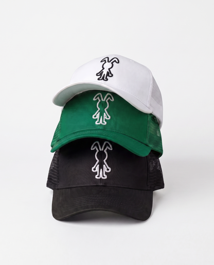 gfb White Trucker Hat