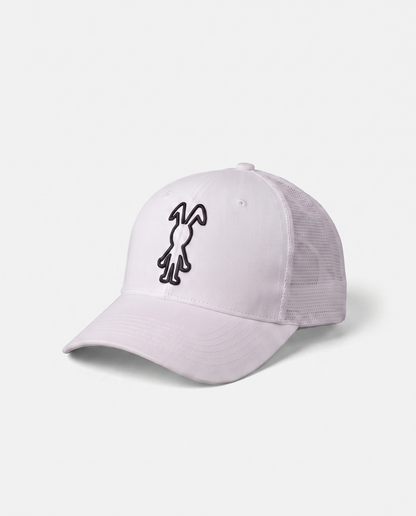 gfb White Trucker Hat